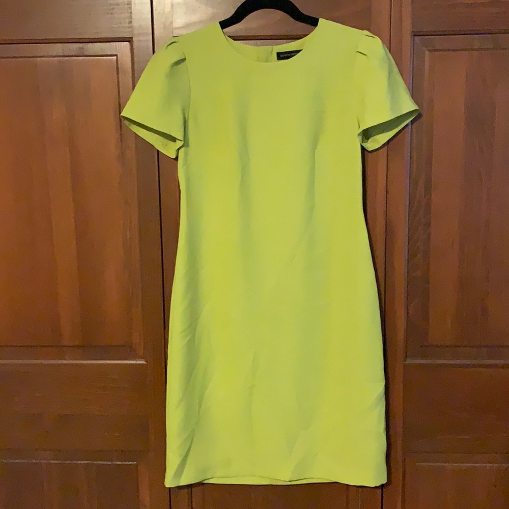 Chartreuse dress